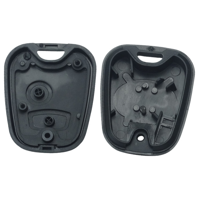 For Peugeot 107 Citroen C1 C2 C3 C4 Button Car Remote Key Fob 433MHz With ID46 Chip /4D (XT27A)