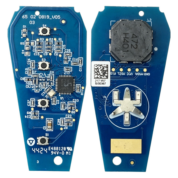 Original Geely smart new 4 button remote key with 434mhz with 47/ NCF29AX chip for 2026 Geely Emgrand