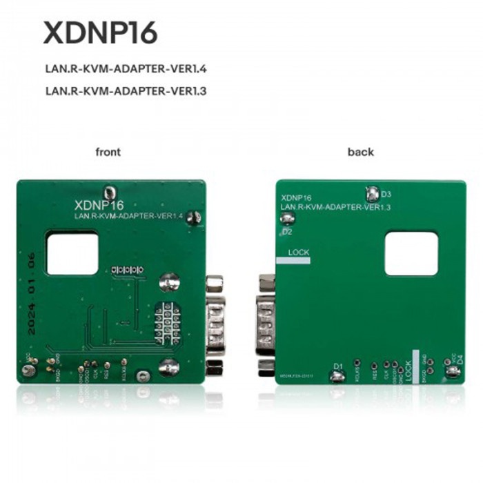 Xhorse XDNP16 Landrover KVM Solderless Adapter for Mini Prog and VVDI Key Tool Plus