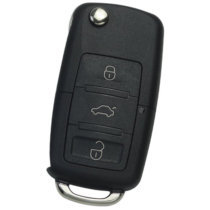 XKB520EN For Xhorse  2ndGeneration Wire Universal Remote Key Volkswagen B5 Flip 3 Buttons English