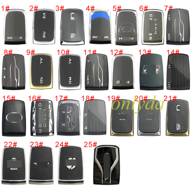 For Toyota Lexus remote back cover, pls choose model (pls contact sales and confirm the back cover model)