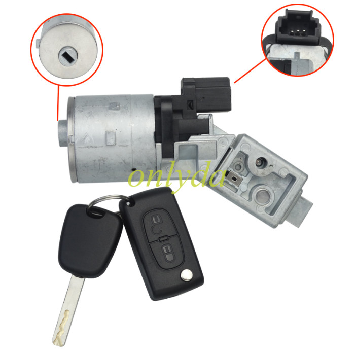 4162KF 4162XT Brand New Ignition Switch Cylinder Assembly for Citroen C4 C5 C8 for Peugeot 207 3008 307 308 5008 807