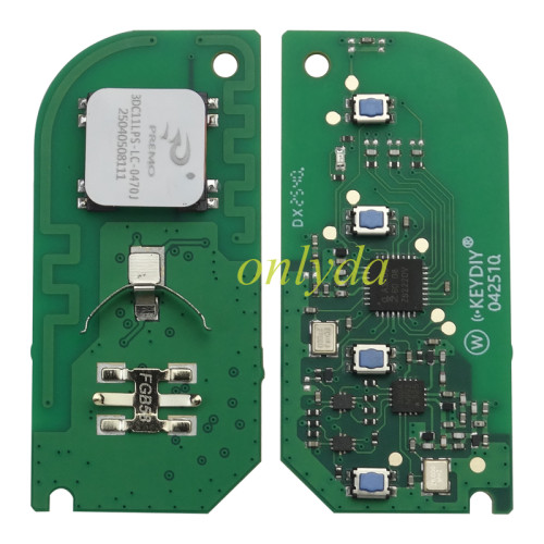 KEYDIY KD FGB58 Remote Key 434MHz For KD-MATE, KD-X4 key programmer. Used for BMW FEM, BDC, CAS4, CAS4+, G Series BDC2/BDC3 IMMO systems. Can also be used ZB smart key.pls choose button