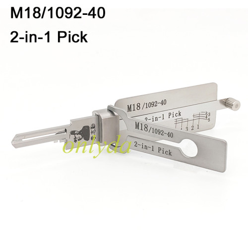 Lishi M18 2-In-1 lockpick