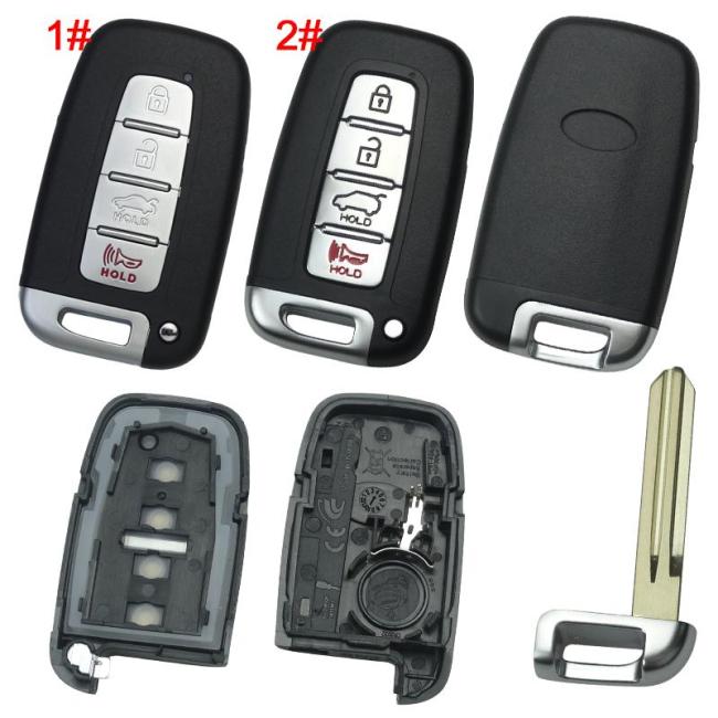 For Hyundai/KIA 3+1 button remote key blank with SUV button , with badge，If need badge, pls note for Hyundai/Kia