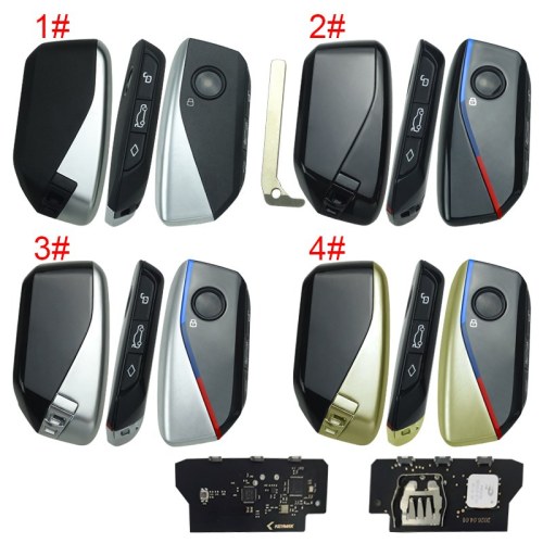 For BMW remote modified NEW style 315/433MHZ/868mhz with original PCF7953P chip ID49 For   BMW FEM 1 series 2011-2018  2 series 2014, 3 series 12-20 4 series 2013-2020 5 series CAS4 2009-2017 6 series CAS4 2011-2018 7 series CAS4 2008-2016 X1 BDC KNIF 2015+ X2 BDC KNIF 2018+   X3 CAS4  2011-2018 X4 CAS4  2014-2018 X5 BDC KNIF 2011-2018 X5 BDC KNIF 2011-2018