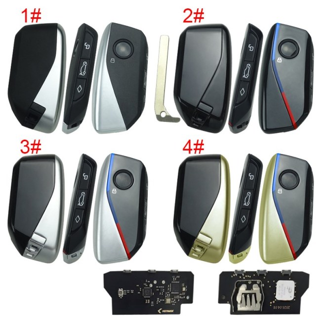 For BMW remote modified NEW style 315/433MHZ/868mhz with original PCF7953P chip ID49 For   BMW FEM 1 series 2011-2018  2 series 2014, 3 series 12-20 4 series 2013-2020 5 series CAS4 2009-2017 6 series CAS4 2011-2018 7 series CAS4 2008-2016 X1 BDC KNIF 2015+ X2 BDC KNIF 2018+   X3 CAS4  2011-2018 X4 CAS4  2014-2018 X5 BDC KNIF 2011-2018 X5 BDC KNIF 2011-2018