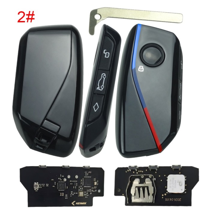 For BMW remote modified NEW style 315/433MHZ/868mhz with original PCF7953P chip ID49 For   BMW FEM 1 series 2011-2018  2 series 2014, 3 series 12-20 4 series 2013-2020 5 series CAS4 2009-2017 6 series CAS4 2011-2018 7 series CAS4 2008-2016 X1 BDC KNIF 2015+ X2 BDC KNIF 2018+   X3 CAS4  2011-2018 X4 CAS4  2014-2018 X5 BDC KNIF 2011-2018 X5 BDC KNIF 2011-2018