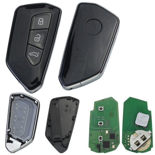 KYDZ Universal Remote key for  5D GLOF8 vw smart key with  3 BUTTON  remote  key with 5D MQB49 chip  433mhz