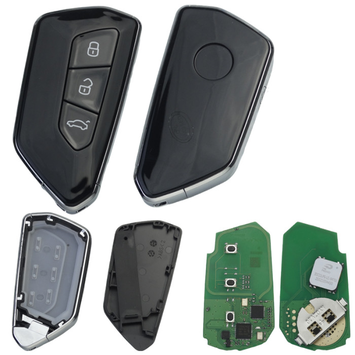 KYDZ Universal Remote key for  5D GLOF8 vw smart key with  3 BUTTON  remote  key with 5D MQB49 chip  433mhz