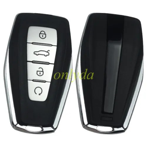 original Geely Keyless 4 button remote key with 47chip 434mhz