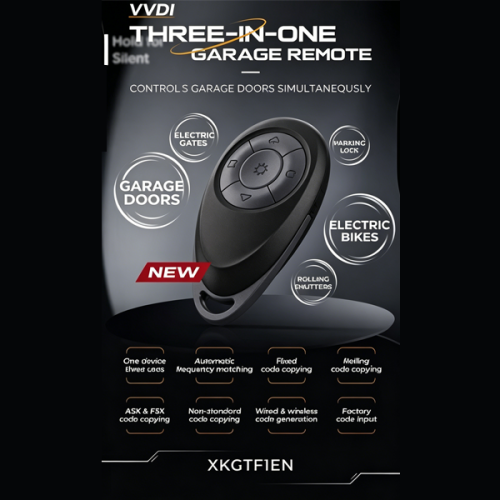 Xhorse  XKGTFIEN  3-in-1 garage remote
