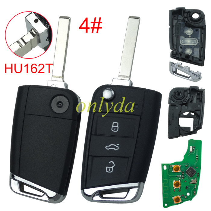 2026 New KEYDIY DZ-ZB15-3 Smart Key Board 3 Buttons for Volkswagen 5C