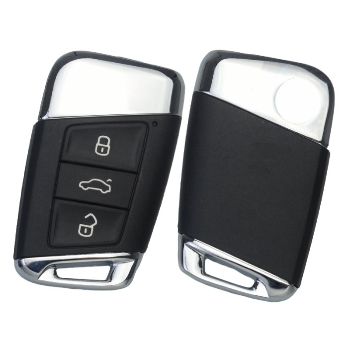 Original Skoda Superb 3V 2020 Keyless  3 button remote key 434mhz  Teramont Tiguan L，New Bora Sagitar，TAYRON， T-Cross，Polo Plus with HitagPROVAGMQB49 5C chip: NCP21A2W     PN：3V0959752H   HW:H06 SW:0600  CNC ID:HR-22390