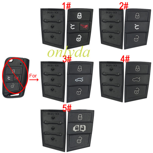 Super Stronger  ，seperate button pad for VW-B55 series key shell， pls choose model