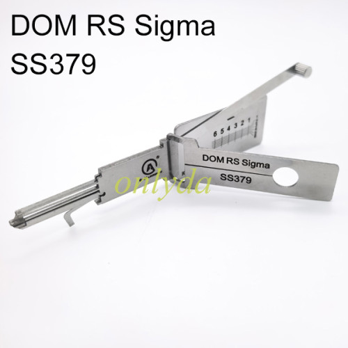 DOMRSSigma SS379 Lishi 2 in 1 decode and lockpick tools