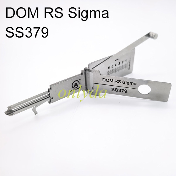 DOMRSSigma SS379 Lishi 2 in 1 decode and lockpick tools