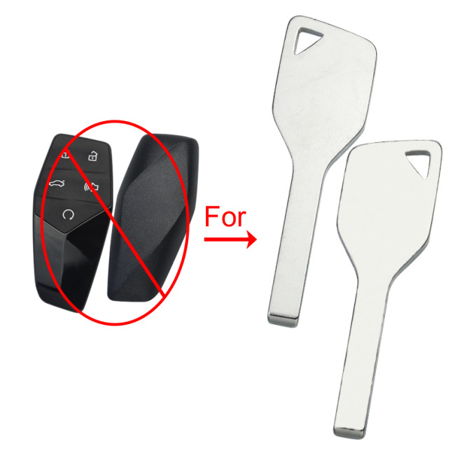 For MG replacement key shell  with badge, pls choose button