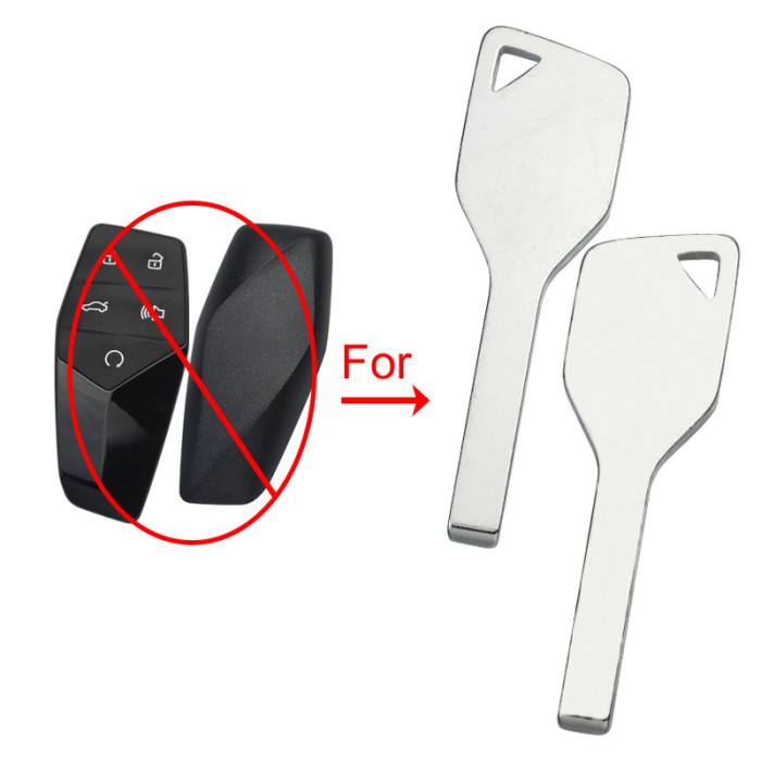 For MG replacement key shell  with badge, pls choose button