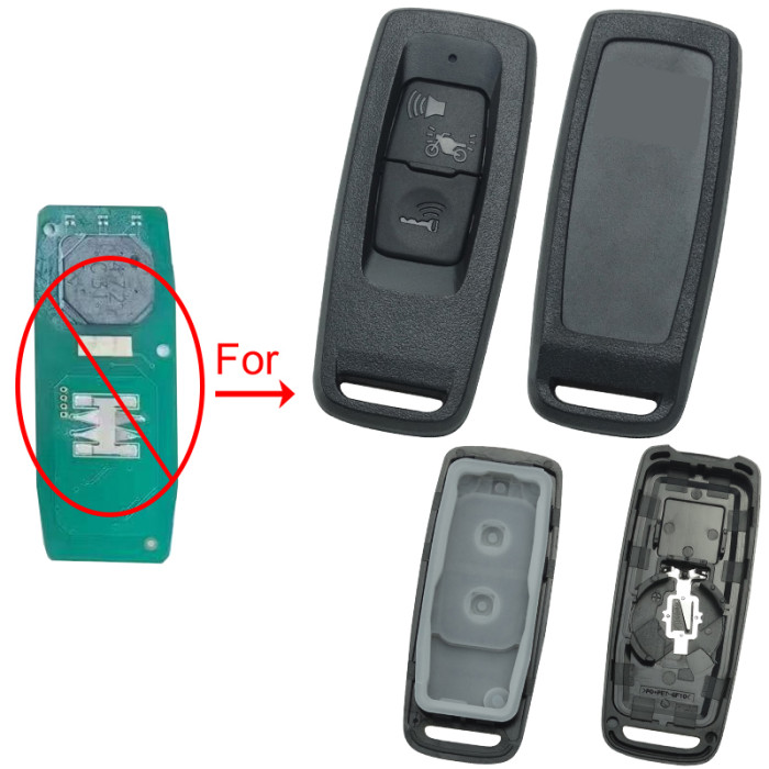 For Honda Motorcycle key shell  2 button with badge