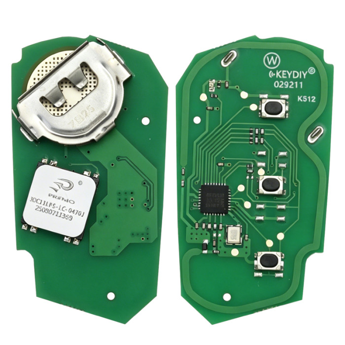 KEYDIY Remote key 3  button ZB25-3 smart key for  KD-X2 only PCB and KD MAX