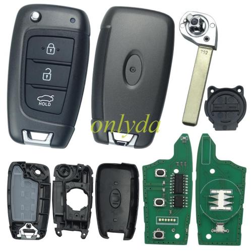 For Hyundai 3 button smart key with ID47 chip 433Mhz P/N 95430-N9030