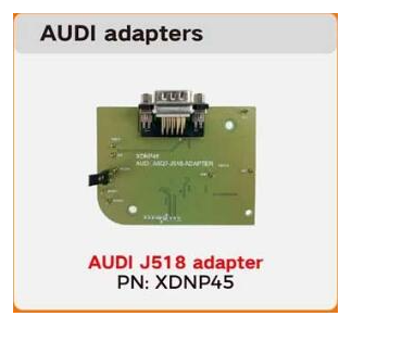 Xhorse XDNP45 Audi A6 Q7 J518 Solder Free Adapter for Mini Prog, Multi Prog and VVDI Key Tool Plus
