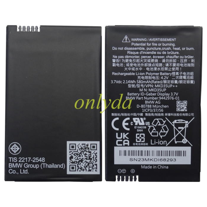 original BMW 7-Series original Smart Keyless 3 B/3+1B （P）Remote key Display screen  315Mhz /434mhz ID49 NCF297xVTT chip HITAG Pro