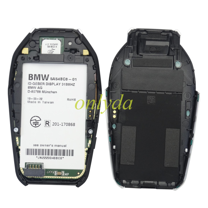original BMW 7-Series original Smart Keyless 3 B/3+1B （P）Remote key Display screen  315Mhz /434mhz ID49 NCF297xVTT chip HITAG Pro
