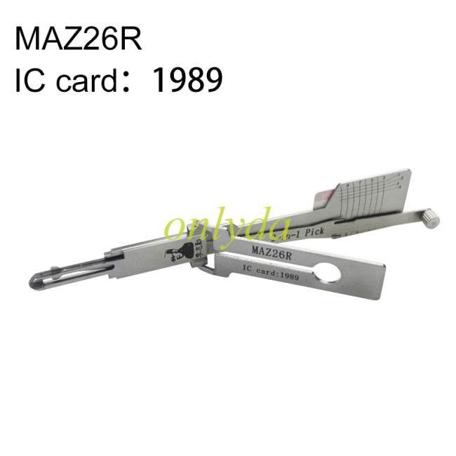 Lishi MAZ26R IC card 1989  use for Mazda