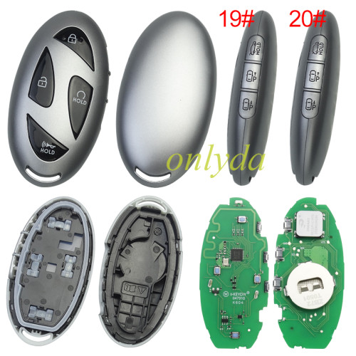 KEYDIY Remote key ZB72-7 smart  key for Hyundai, pls choose model