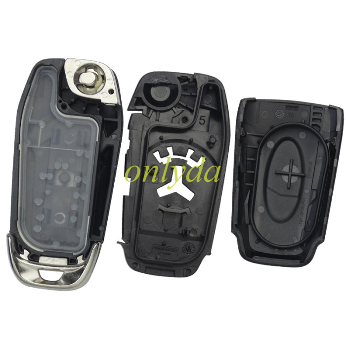 original Ford Fiesta/Focus 3button remote with 434mhz with ID49 Hitag chip OE: H1BT- 15K601-BA for 2015+ Everest Escort H1BT15K601BA，A08TBB
