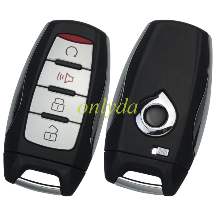 For Great Wall POE 3 button remote key with  FSK with 434MHZ, with Type 47 Plus transponder chip