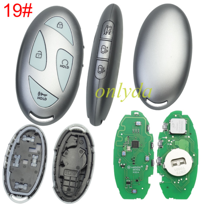KEYDIY Remote key ZB72-7 smart  key for Hyundai, pls choose model