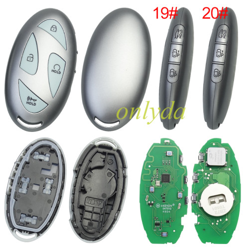 KEYDIY Remote key ZB72-7 smart  key for Hyundai, pls choose model