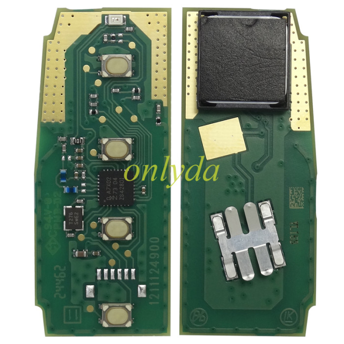 For Great Wall POE 3 button remote key with  FSK with 434MHZ, with Type 47 Plus transponder chip