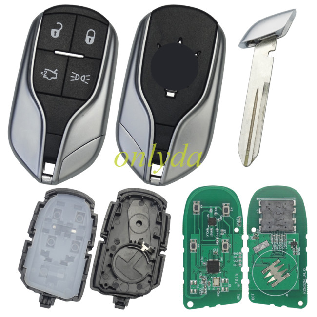 KYDZ Maserati Type 4Btn Universal Smart Remote – Keyless – ZN11
