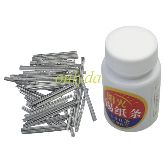 Civilian lock pick set, aluminum foil tools, 16 pieces in total a set