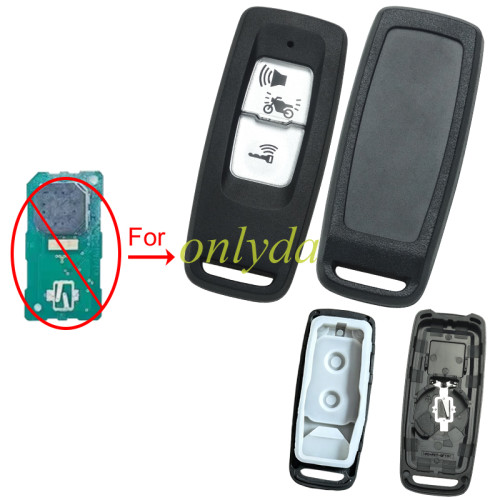 For Honda motorcycle 2 button key blank for short type board,  without badge