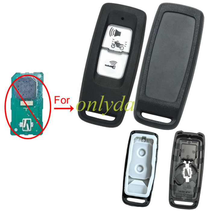 For Honda motorcycle 2 button key blank for short type board,  without badge