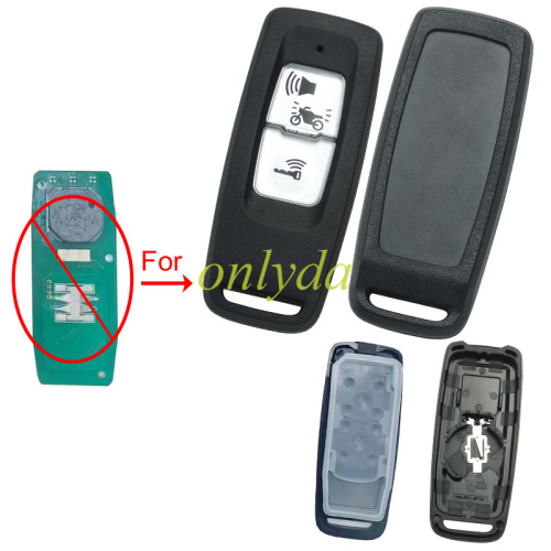 For Honda motorcycle 2 button key shell for long type board, without badge