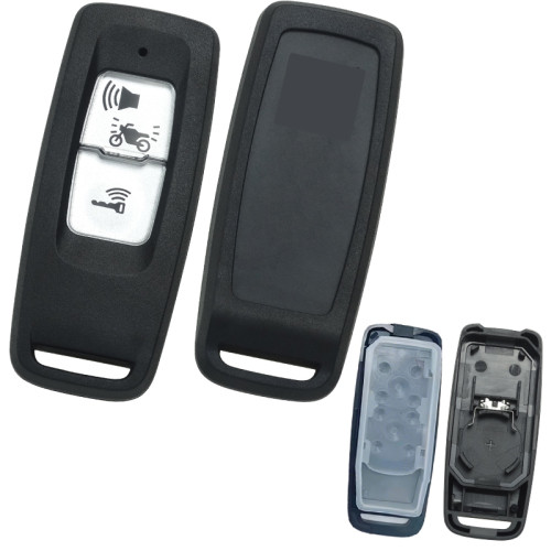 For Honda motorcycle 2 button key shell for long type board,  with badge