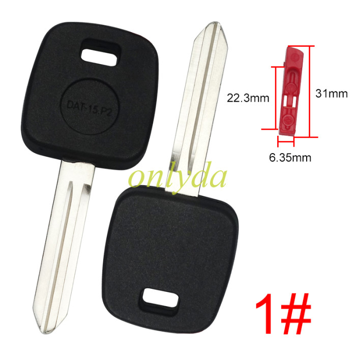 For Nissan  transponder key shell with blade NSN11 and NSN14 , withou badge , pls choose blade