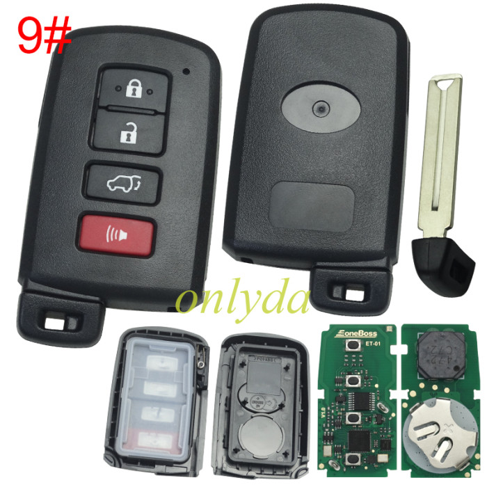 Eoneboss ET-01 universal key  for toyota, pls choose button model