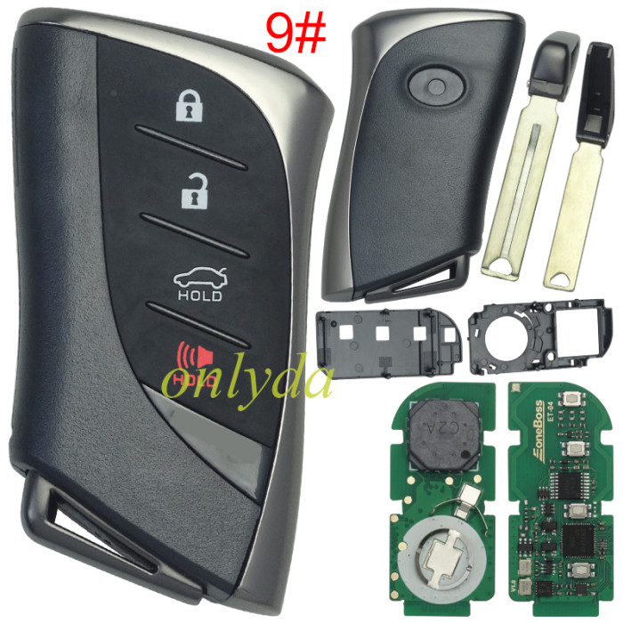 Eoneboss ET-04 universal key 434mhz  for Toyota,pls choose button