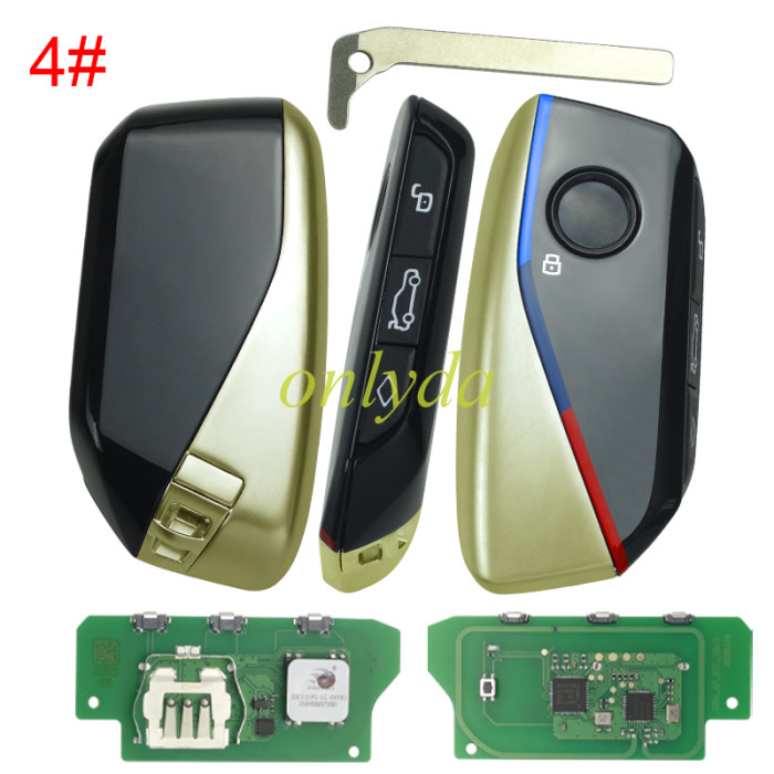 KYDZ BMW BCP Key 4button Universal Smart Remote-ZNBM-BCP, pls choose model