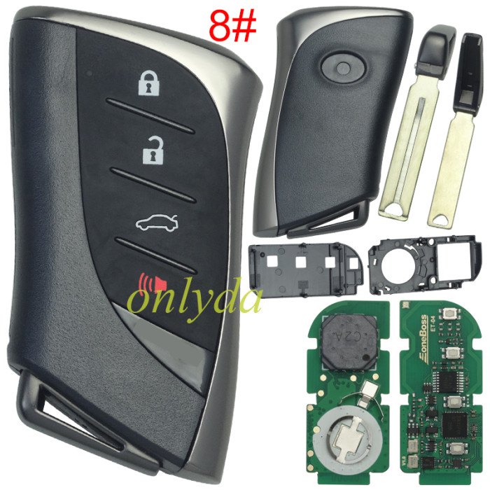 Eoneboss ET-04 universal key 434mhz  for Toyota,pls choose button