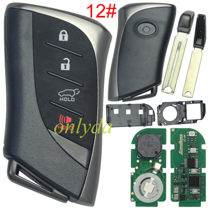 Eoneboss ET-04 universal key 434mhz  for Toyota,pls choose button