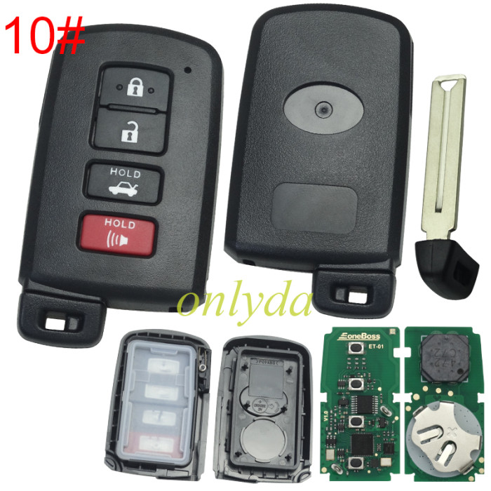 Eoneboss ET-01 universal key  for toyota, pls choose button model