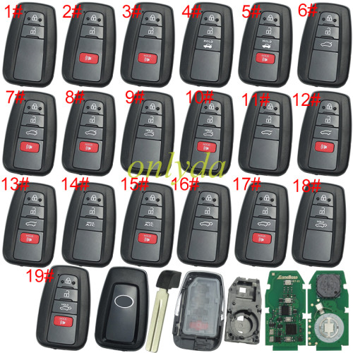 Eoneboss ET-03 universal key  for toyota, pls choose button